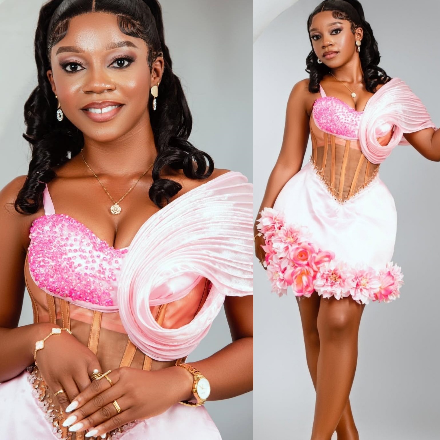 Chic Pearl Pink Sheath Homecoming Dress Beaded Flowers Spaghetti Satin Short Mini Graduation Cocktail Birthday Dresses For Special Occasions Sweethear