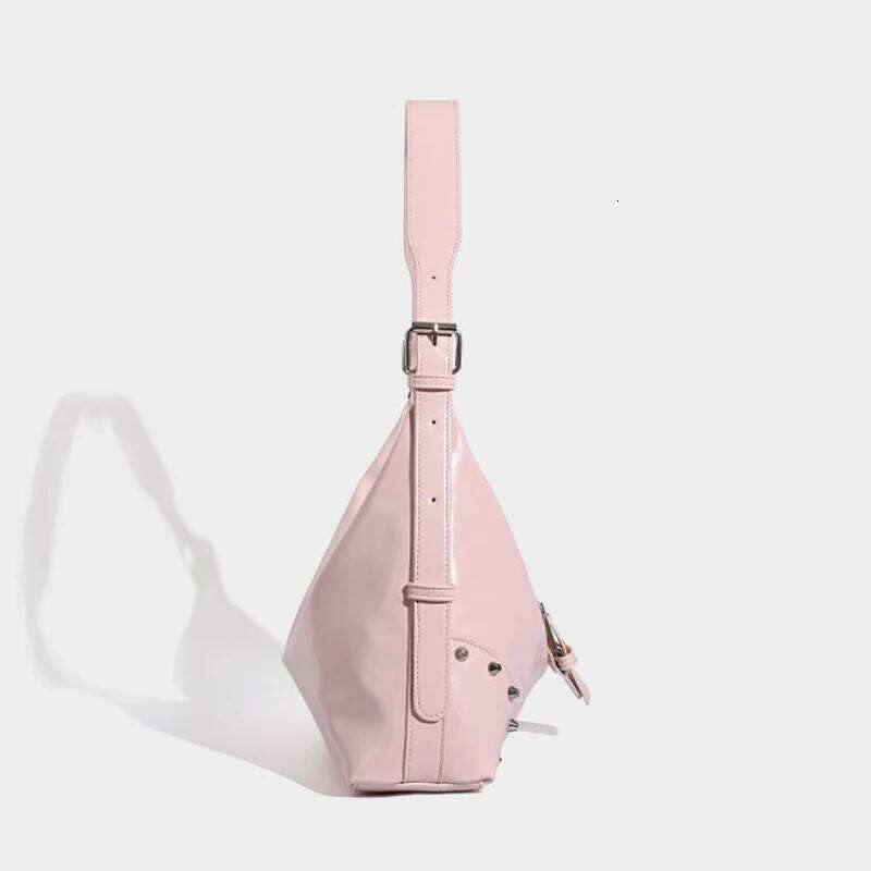 Designer Bags Women Vintage Pu Leather Handbags Underarm Crossbody Ladies Clutch Purse Rivet Cool Girls Shoulder Armpit Business Tote Bags Luxury Bag