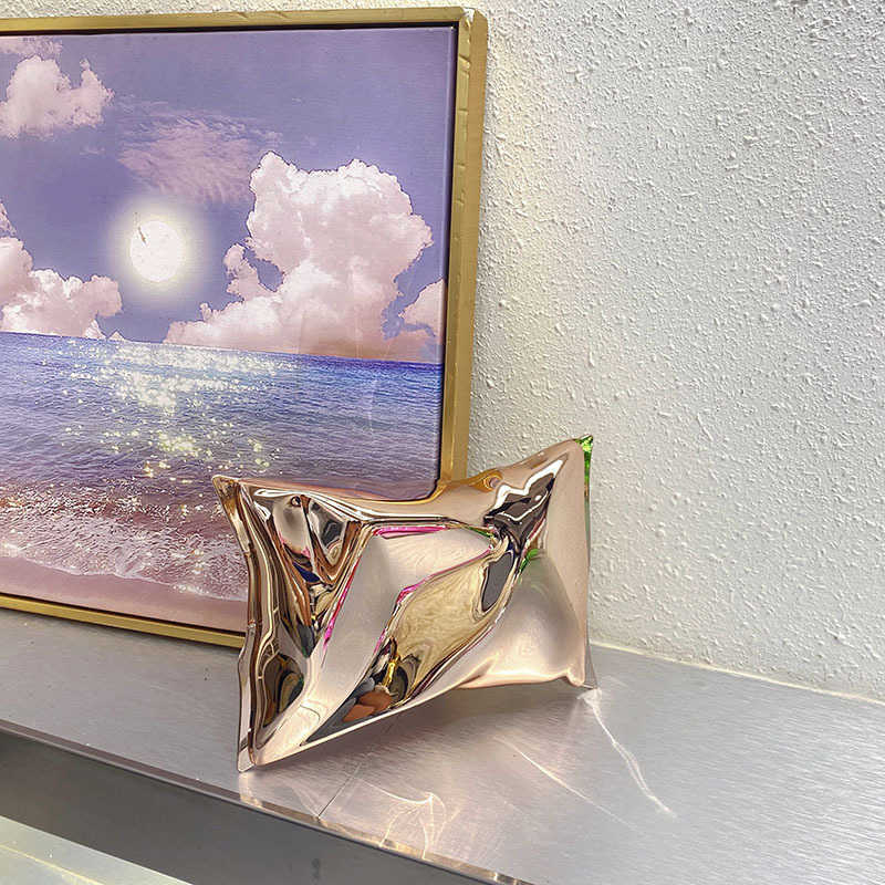 Creative Candy Color Fashion Irregular Pleated Bag Women's Textured Versatile Shoulder Bag Crossbody Bag