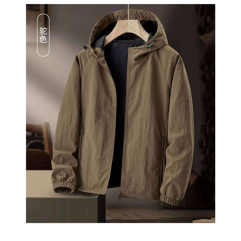 Loose Uv Jacket Spring Summer Camping Fashion Men's Sunscreen Clothing Outdoor Mens Ice Silk Fishing Thin Section Skin Coat