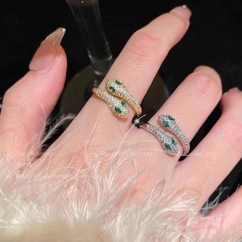 Designer Ladies' Snake-shaped Full Diamond Snake-shaped Bracelet Young Luxurious Fashionable And High-end 2025 New Jewelry