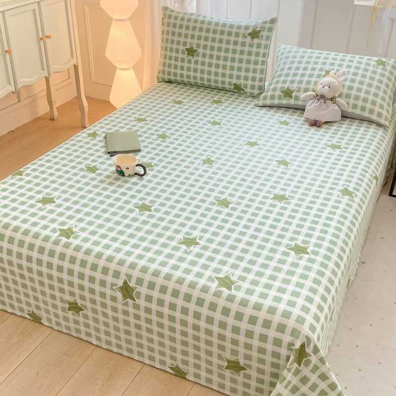 Cotton Flannel Bed Sheet Set - Printed Smooth Durable Lightweight Breathable 1/2/3 Piece Bedroom Collection Y250819