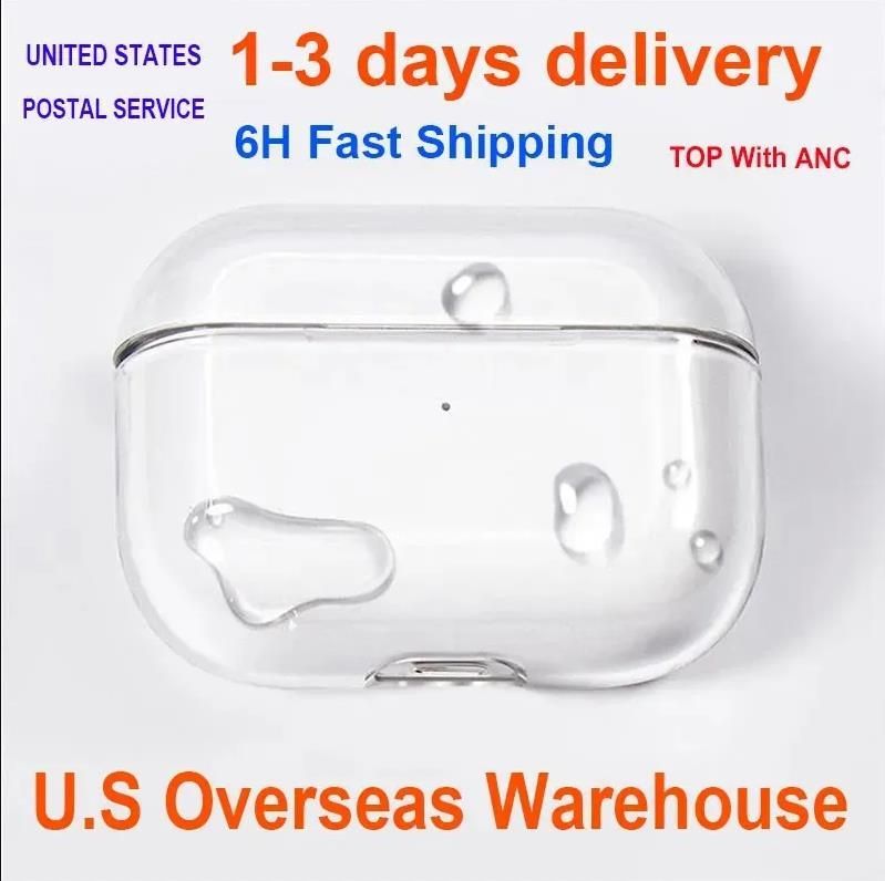 NEW USB-C For Airpods Pro 2 Airpod 4 3 Earphones Solid Silicone Cute Protective Cover Wireless Charging Box Shockproof Case