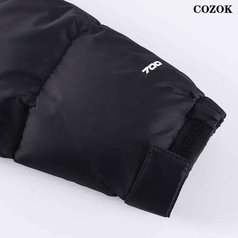 American Winter Puffer Jackets For Men Women White Duck Down Coat Zip Up Collar Multicolor Street Stone Thick Parkas Plus Size