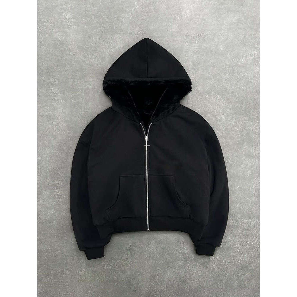 2025 New Y2K Hooded Sweatshirt Reversible Unisex Leopard Print Zipper Hoodie Sports Shirt