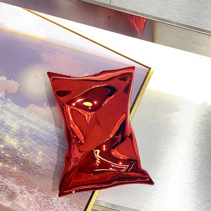 Creative Candy Color Fashion Irregular Pleated Bag Women's Textured Versatile Shoulder Bag Crossbody Bag