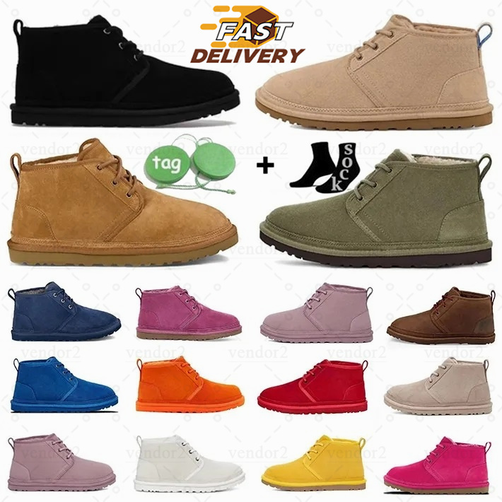 Designer Neumel Boot Snow Winter Boots Australian Classic Men Women Ankle Knee men australian Newm 2 Series Chestnut Fleece booties fur furry girls warm shoe