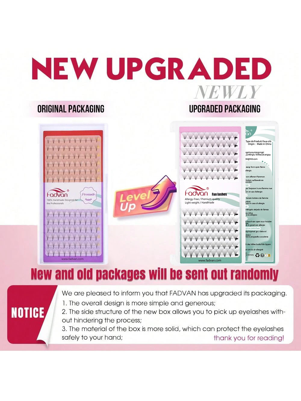 FADVAN Premade Fan 3D5D6D8D10D12D16D20D30D Eyelash s Natural Soft Russian Volume Lashes Individual Lash Extensi 250811