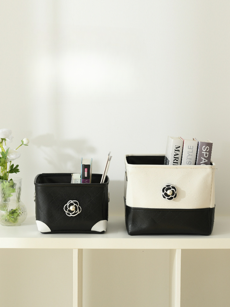 Light Desktop Box Clothes Organizer Bin Storage Basket ddmythur ddmythur