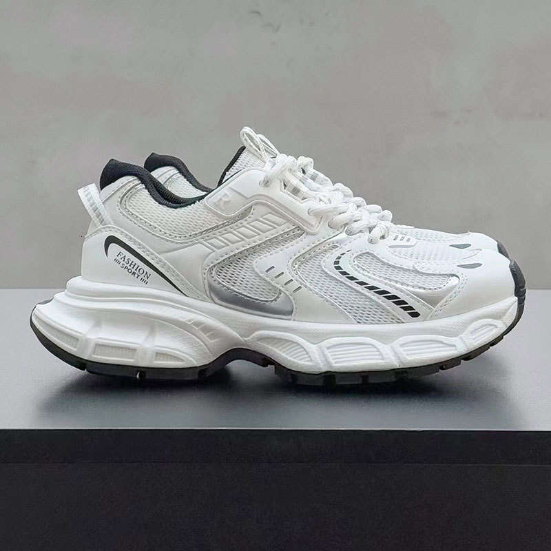 Thick-Soled Dad for Women 2025 Summer New Mesh Breathable Height-Increasing Versatile Fashion Color-Block Casual Shoes