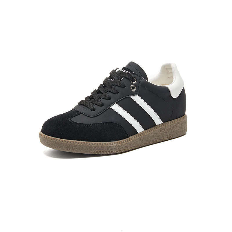 Comfortable Fashionable Height Increasing 6.5cm Versatile Soft Sole Genuine Leather Dexun Breathable White Forrest Gump Trendy Shoes