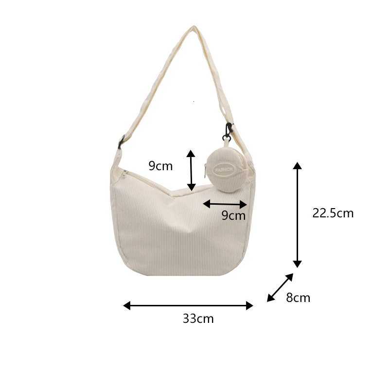 Simple and Spacious 2025 New Mother-and-son Bag Korean Version Single Shoulder Bag Crossbody Plush Fabric Two-piece Set Y250819
