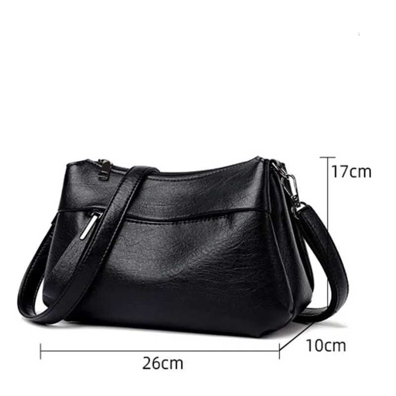 Elegant Womens Shoulder Bag with Unique Texture Design Stylish Soft Leather Handbag with Zipper Pockets Everyday Crossbody Bag Y250819