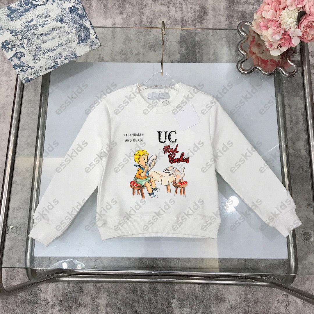 Brand Casual Winter Child Designer Hoodies Kid Luxury Pullover For Kids Cartoon Print Girls Boys Long Sleeves Sweater Children Clothing Clothes DZD2508206