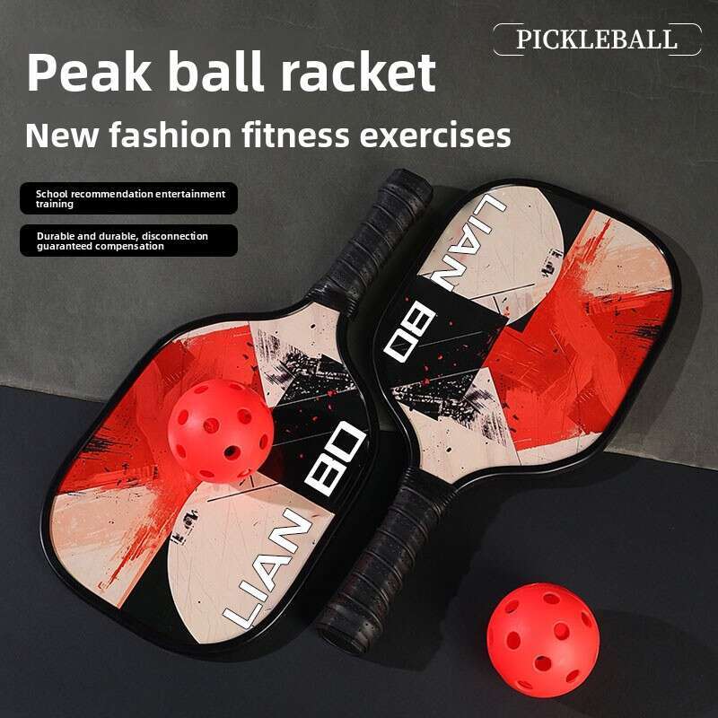 Special Nine-Layer Poplar Wood Pickleball Beach Paddle Badminton Racket For Beginners Sports Enthusiasts