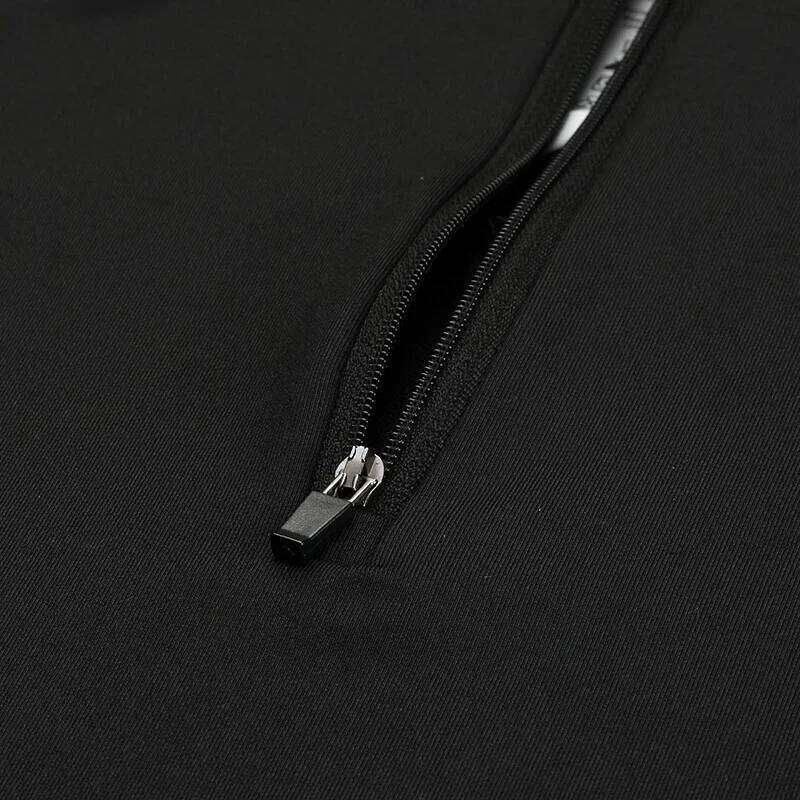 High Quality Men Casual Long Sleeves With Half Zip Quick Dry Breathable Running Shirt Bodybuilding Sport Tee Workout Apparel