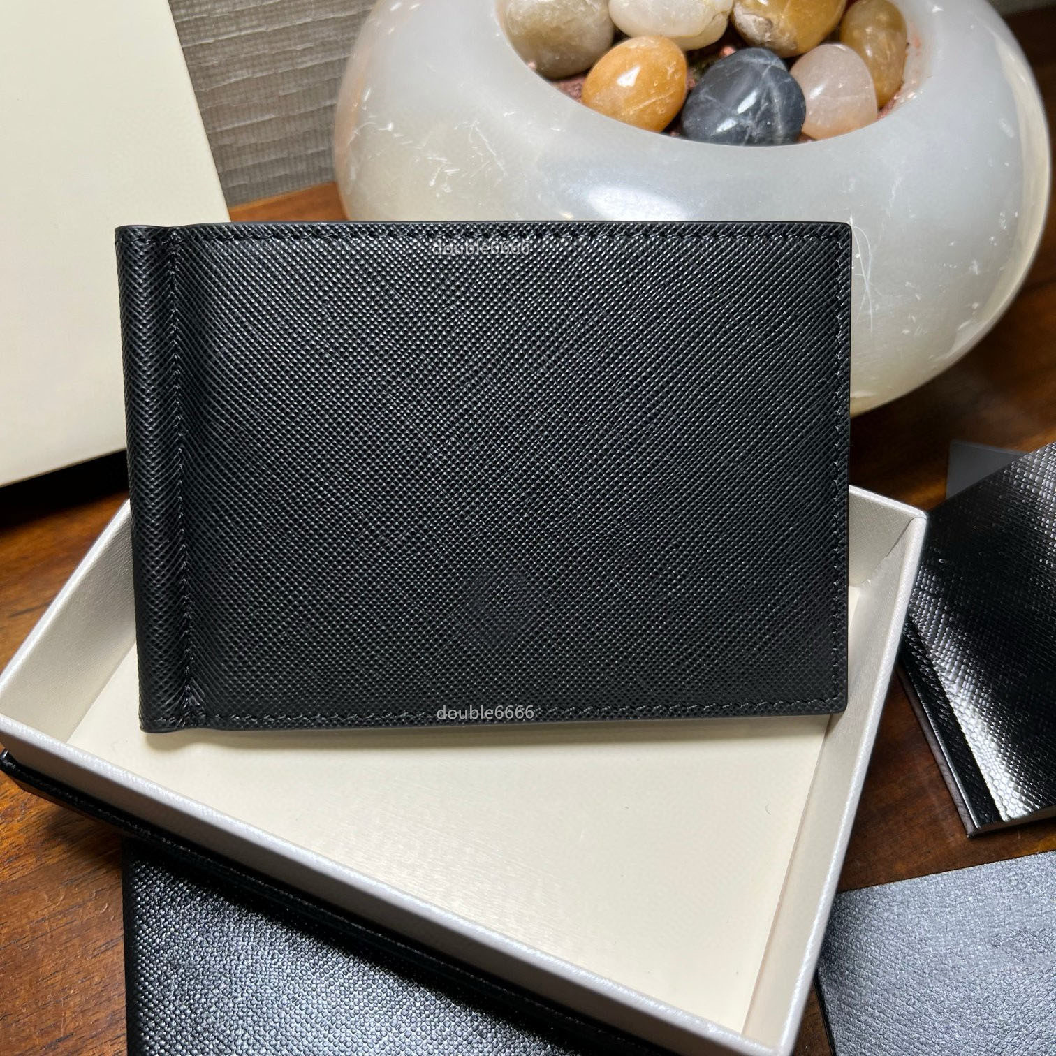 Top Quality Designer Men's cowhide Cross Pattern Folding Wallet Luxury Fashion Women's Clutch Bag Business Men's Genuine Leather Coin Purse Credit Card Bag Card holder