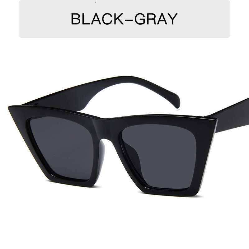 New Women's Men's Fashion Square Frame Designer Unique Cat Eye Sunglasses