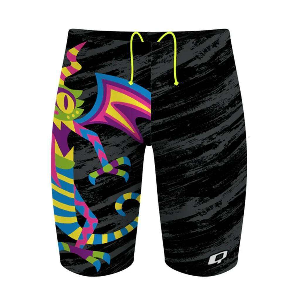 2025 New Boys Jammers Sports Surf Mens Summer Swimwear Training Swim Shorts Trunks Swimsuits Beach Swimming Pants