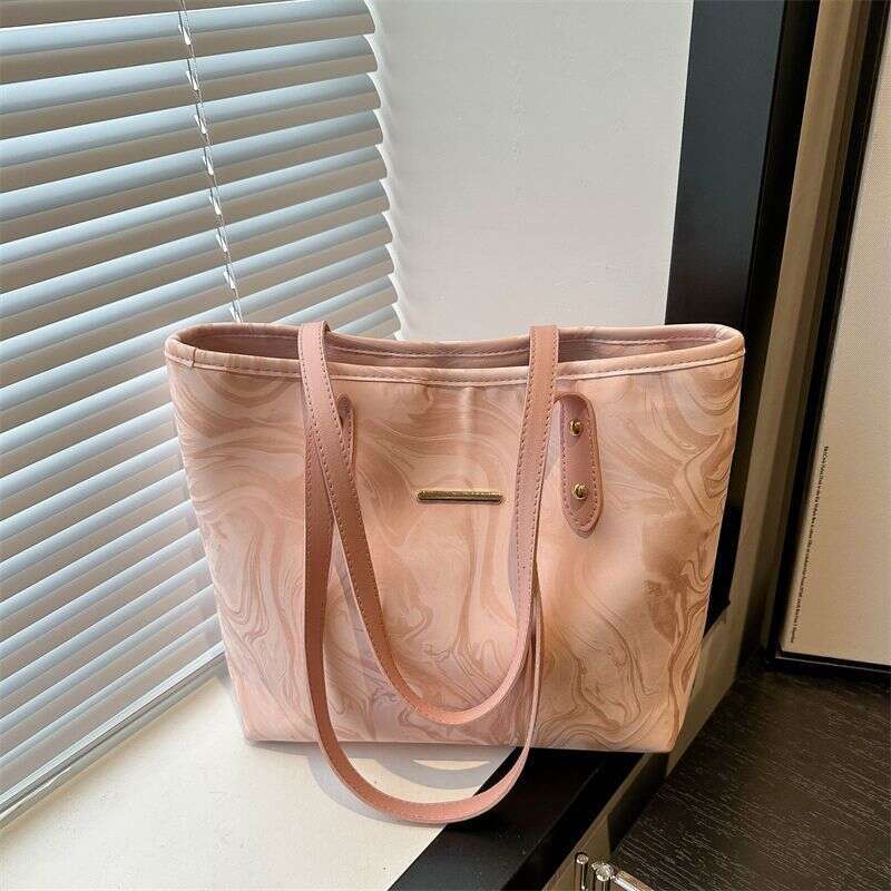 Large Capacity 2025 Summer New High-End Versatile Tote Bag Fashion Commuter Shoulder Handbag for Women