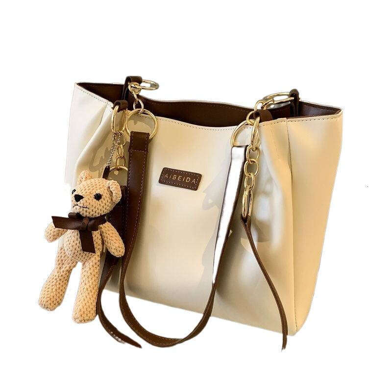 College Student Class Tote for Women 2025 New Trendy High-end Shoulder Large Capacity Fashion Versatile Commuter Bag