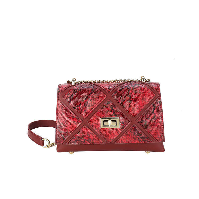 2025 Bags Designer New Snake Pattern Chain Fashion Single Shoulder Crossbody Small Bag for Women