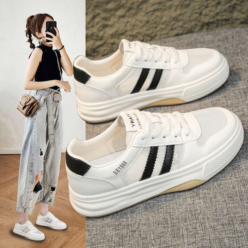 2022 Autumn New White Women's Versatile Casual Shoes Sports Sneakers Summer Breathable