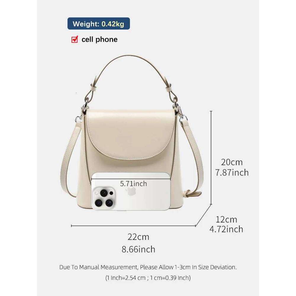Designer Bags Genuine Leather Handbag Elegant Ladies Noble Shoulder Cross Body French Style Girls Small Phone Bag Card Slot Fashion Luxury Bag