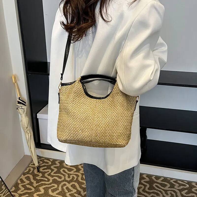 Autumn New Women s Crossbody Bag Fashion Straw Handbag Women s Shoulder Bag Commuting Leisure Travel Crossbody Bag Autumn New Designer Bag