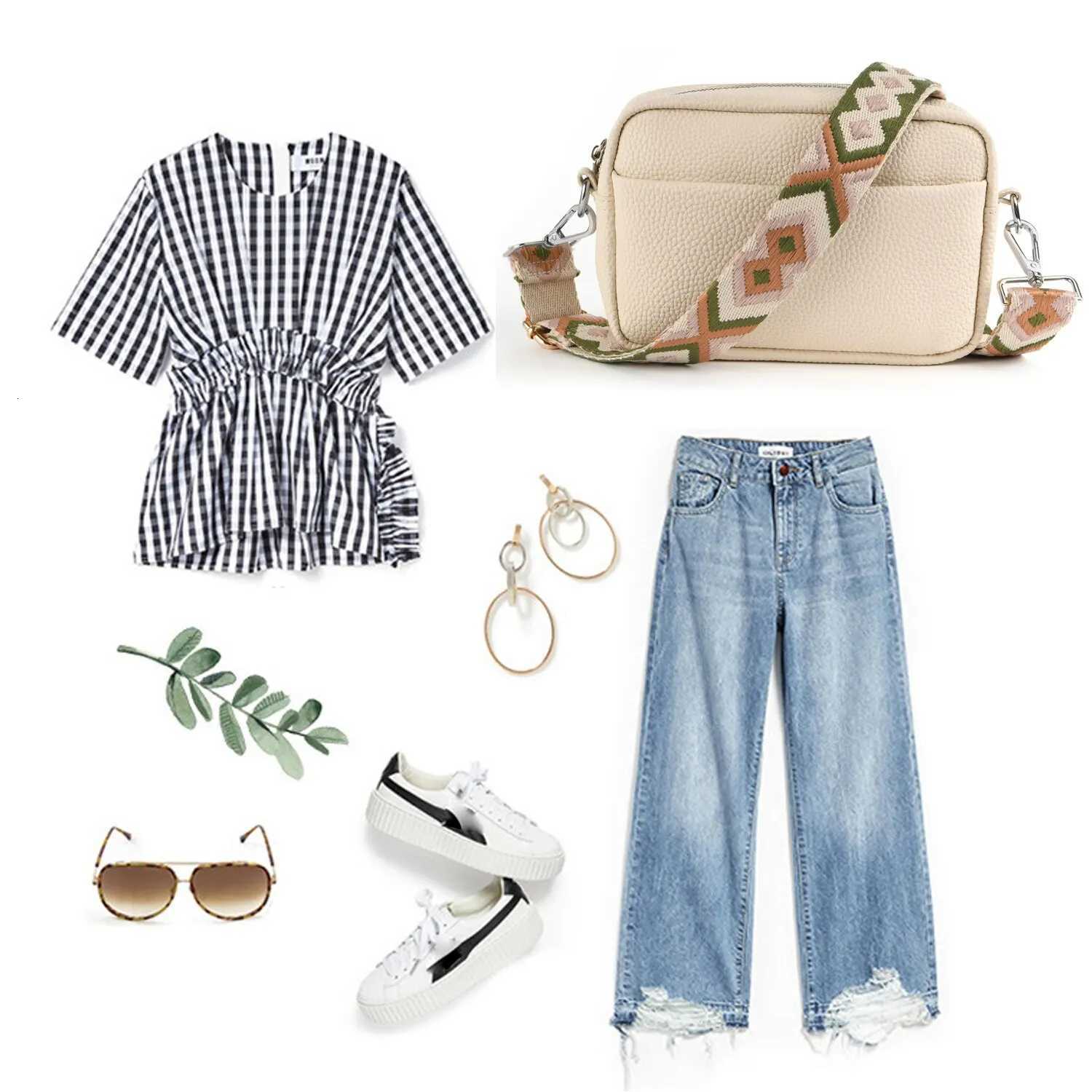 Crossbody Bags for Women Stylish Wide Strap Shoulder Bag PU Leather Daily Use Purses and Handbags with Zipper Y250819