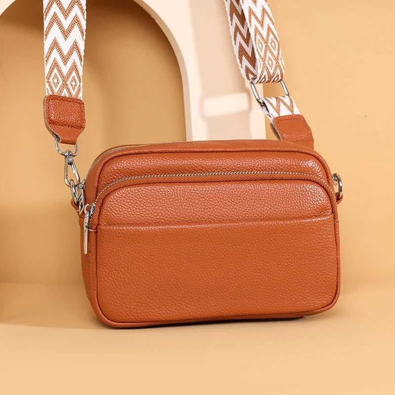 Genuine Leather Womens Handbags Female Soft Cowhide Shoulder Crossbody Bags Wallet FAshion Tote Sac A Main Y250819