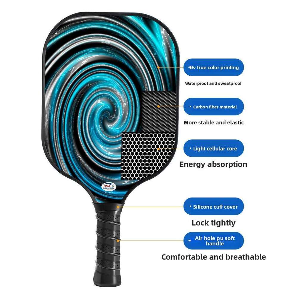 Paisheng Fiberglass Pickleball Racket Set Indoor Outdoor Student Sports Gift