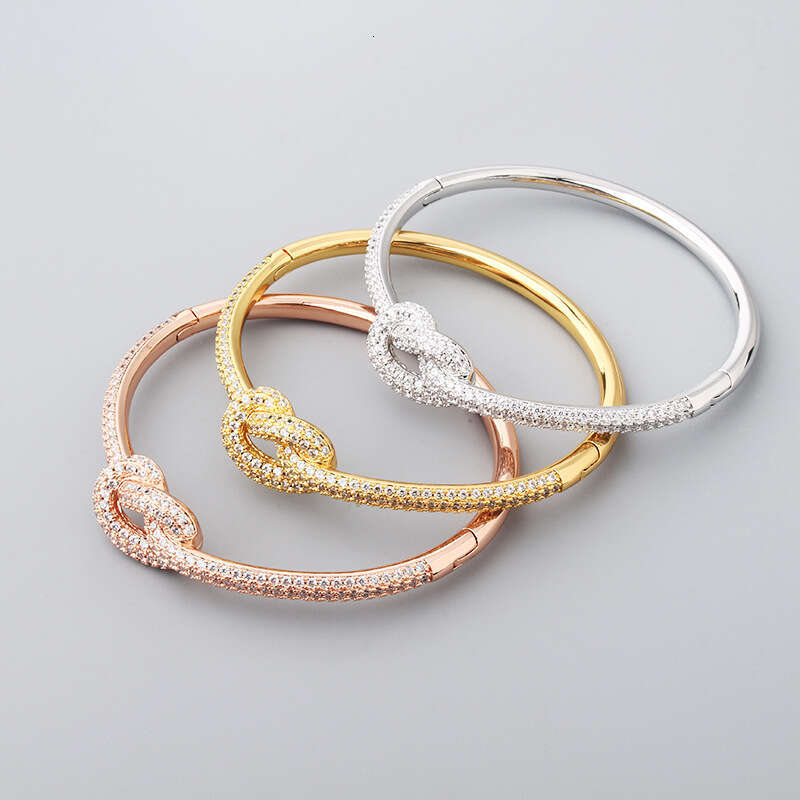 Fashion Gold-Plated Bracelet for Women, Deathly Hallows, Dia-Studded, K-Plated, Non-Fading, Knot Clasp Bracelet, Jewelry Accessories