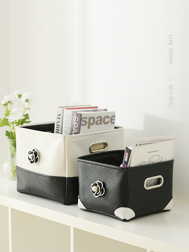 Light Desktop Box Clothes Organizer Bin Storage Basket ddmythur ddmythur