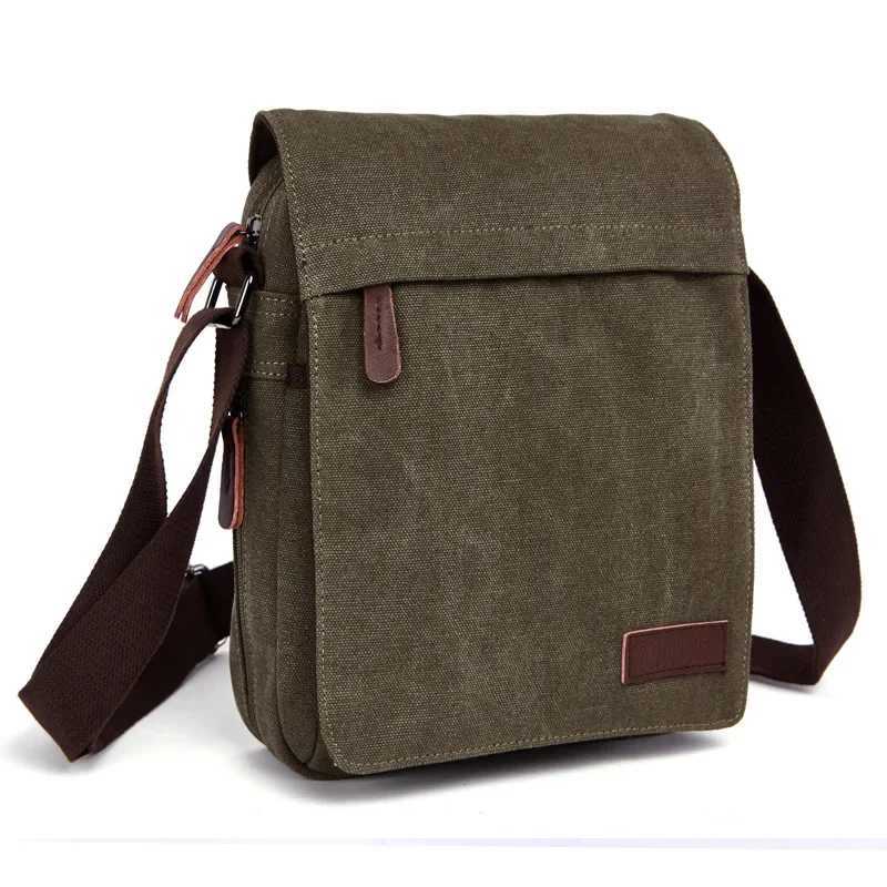Casual Handbag Single Shoulder Bags Vintage Canvas Fashion New 2024 Zipper Ipad Bag Cellphone bag Messenger bags Tote bolsos Y250819