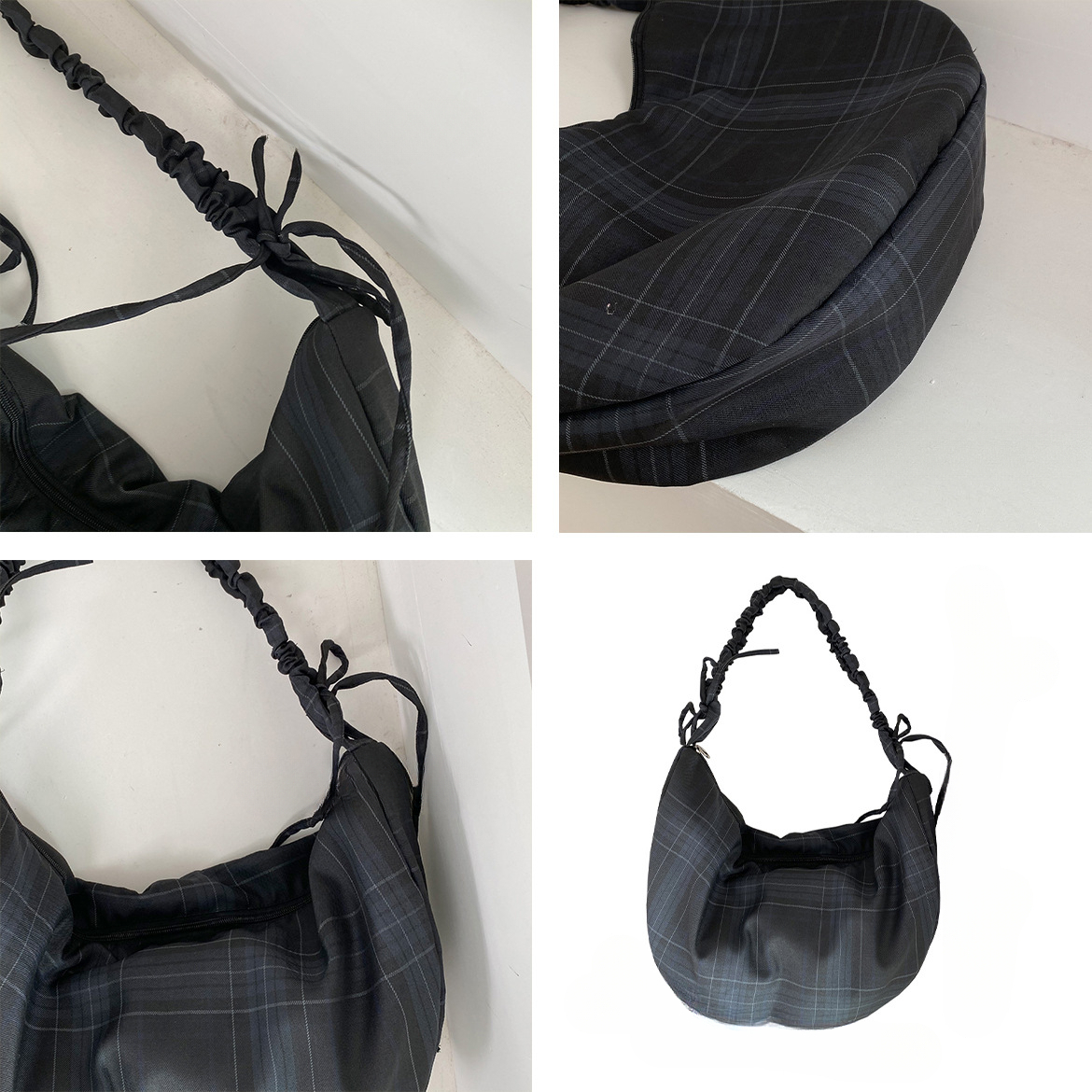 2025 Autumn Korean Style Crossbody Bag Autumn/Winter New Ballet Style Shoulder Bag Underarm Long Stick Bag Large Capacity Women's Crossbody Bag T