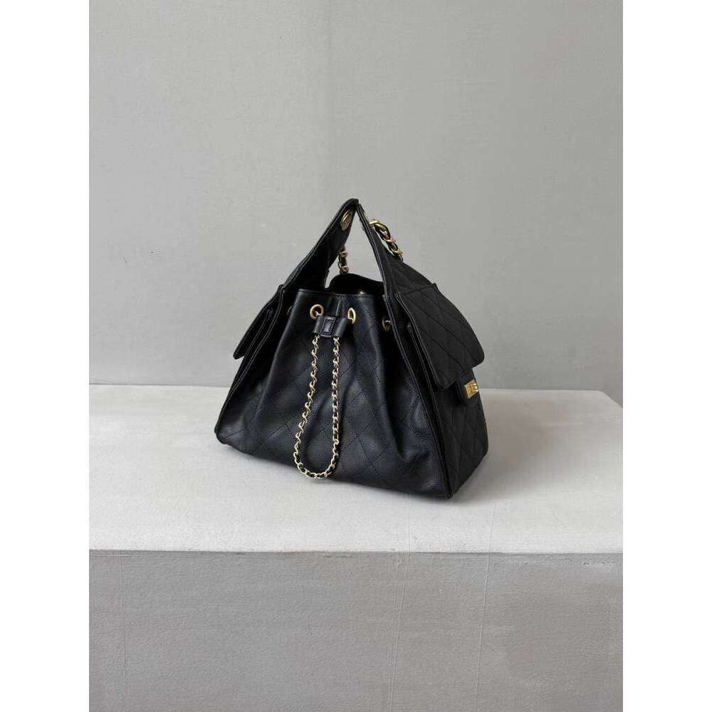 Designer Bag Tote Bag Shoulder Bag Top Layer Oil Wax Cowhide Small Chanel Style Bucket Chain Underarm Large Capacity Tote Pocket Shoulder Crossbody Ba