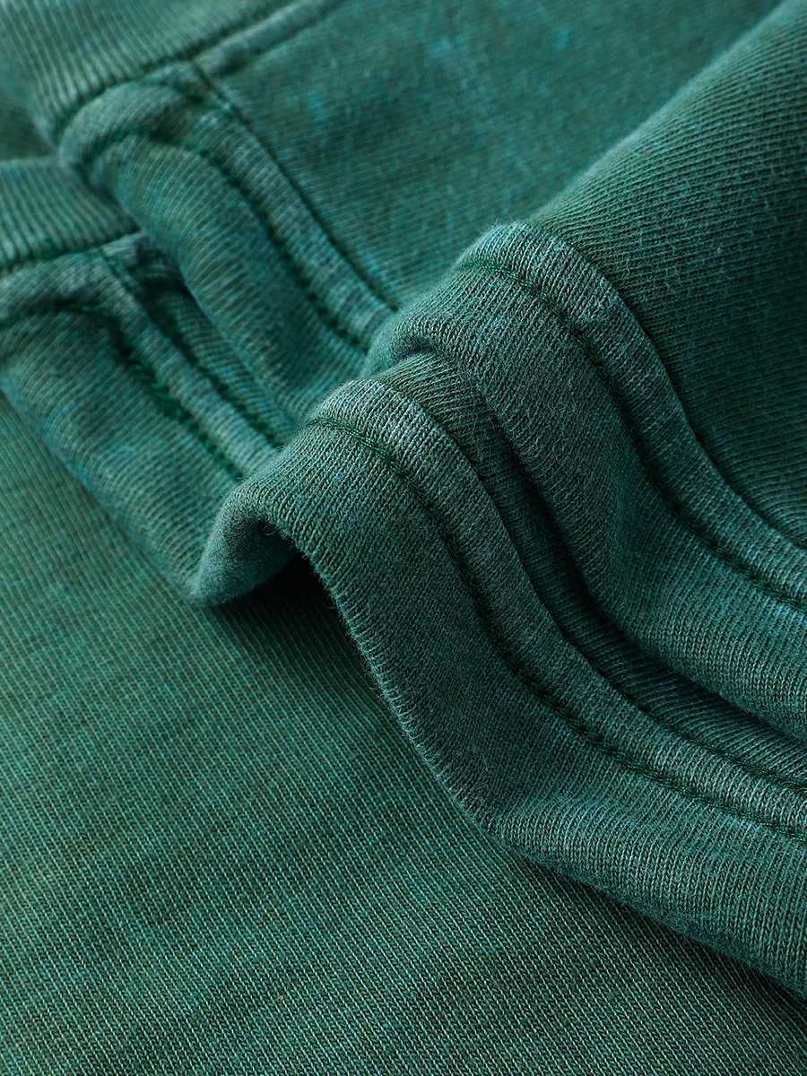 PrivaTHinker Batik Acid Washed T-shirt Men Solid Color Short Sleeve Tops American Cotton Heavy Fabric Summer Male Tees Y250819