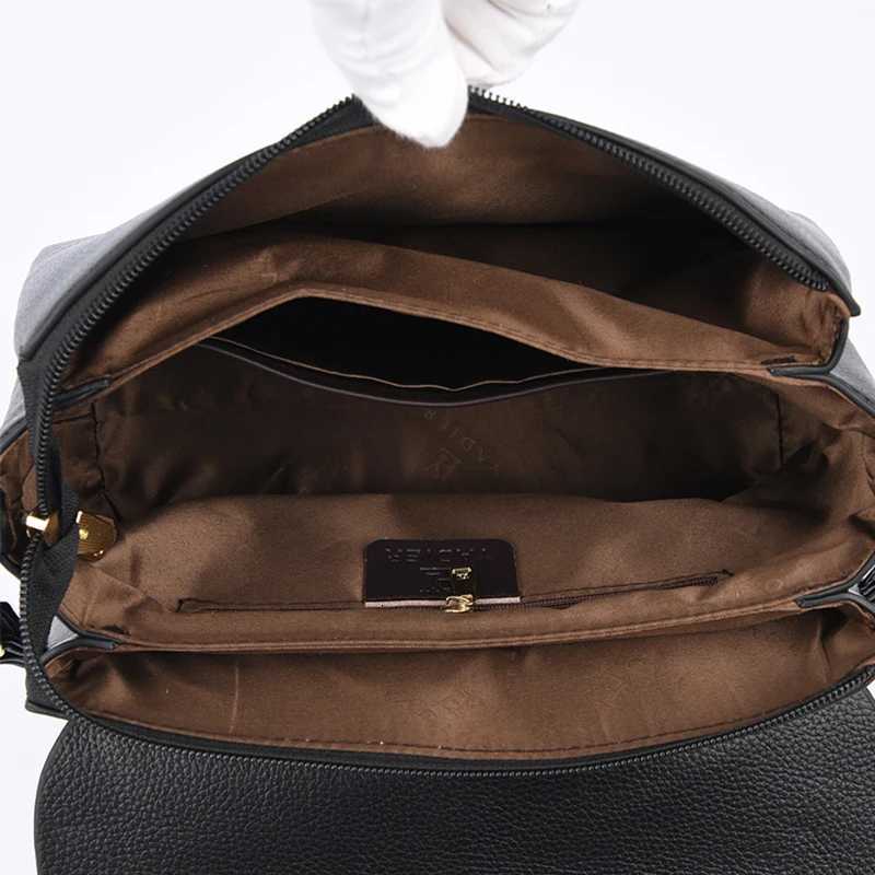 Soft Leather Shoulder Crossbody Bags for Women 2023 Fashion Purses and Handbags Designer Fashion Ladies Messenger Bag Sac Y250819