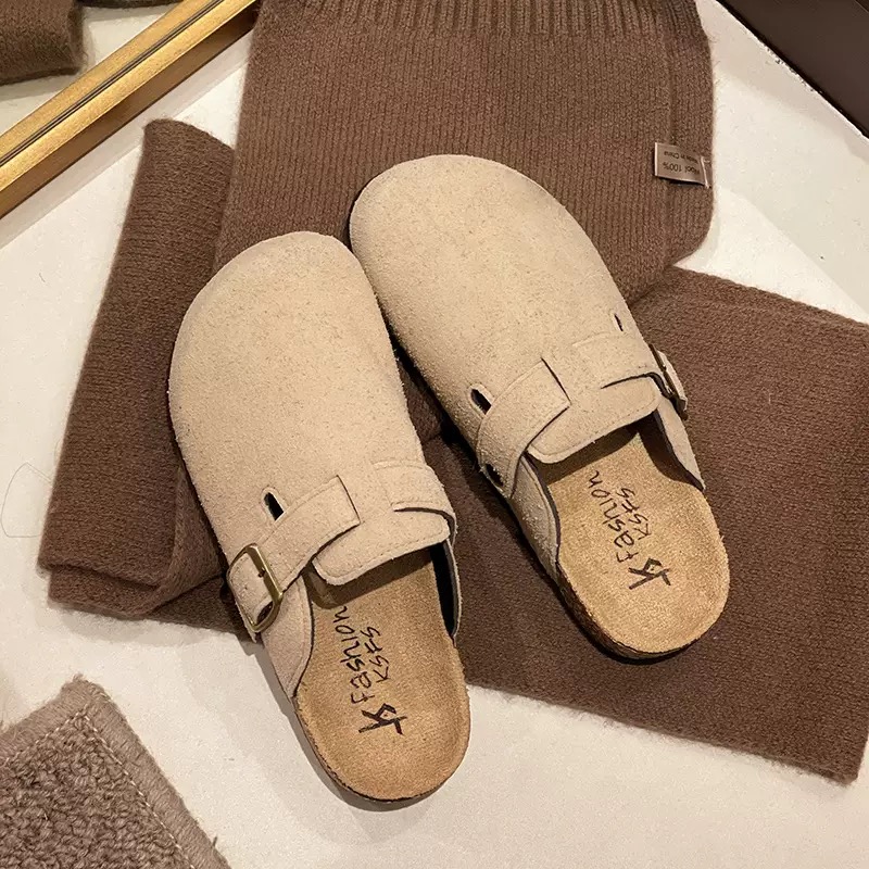 Designer Slippers Clogs Classic Beach Sandals Sude Leather Outdoor Fashion Casual Scuffs Flat High Quality Fashion Summer Flip Flops
