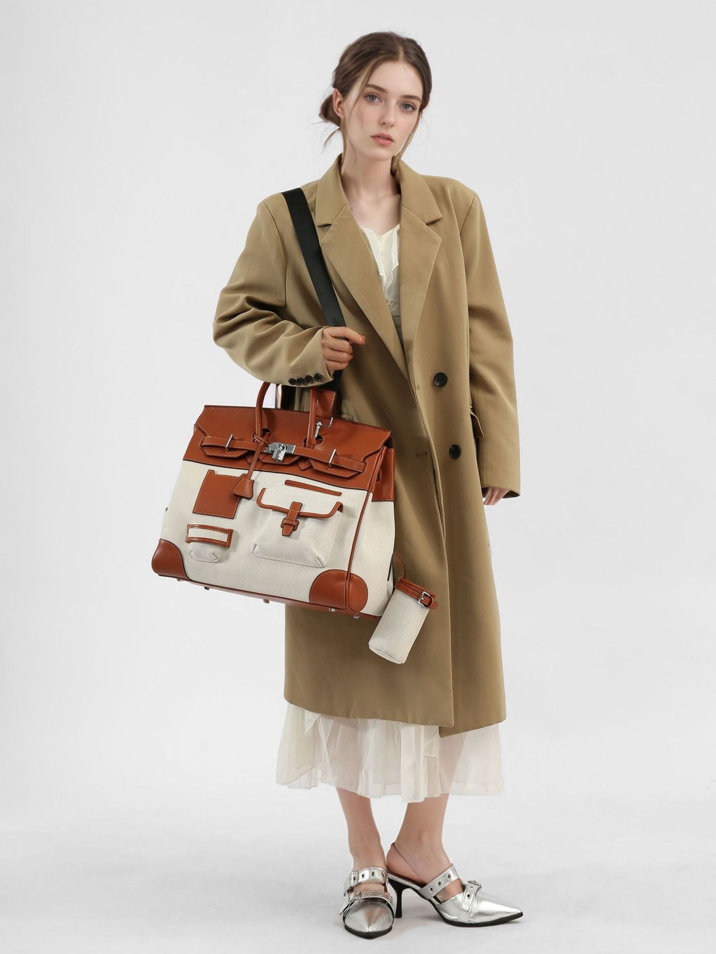 2025 designer bag Luxurys bags fashion women female shoulder handbags leather tote bags large capacity Hot Wing Tote Female Large Commuter Shoulder Ba