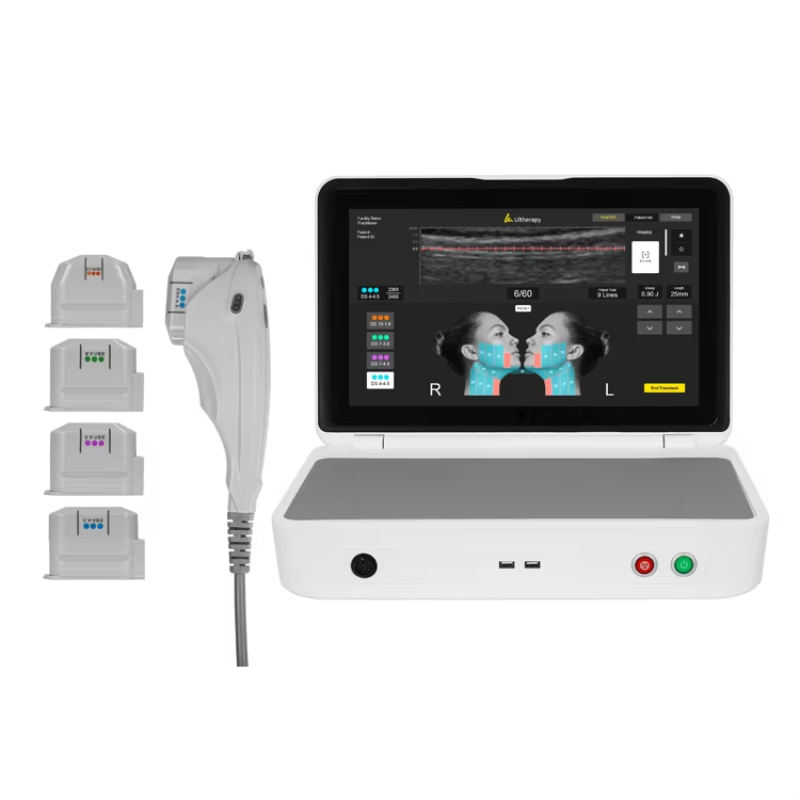 3D 4D Cartridges Ultrasound Hifu Machine Wrinkle Removal Facial and Body Care Hifu Face Rejuvenation Body Slimming Tax Free