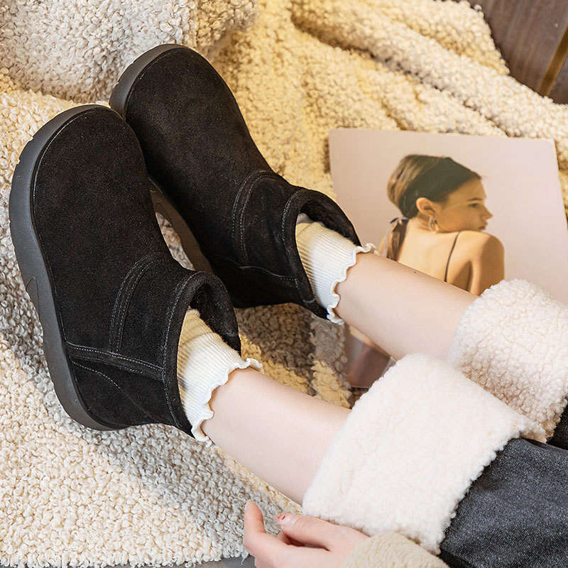 Northeast for 2024 Winter New Style Bread Snow Women Waterproof Zero Degree 40 Thick Sole Short Boots