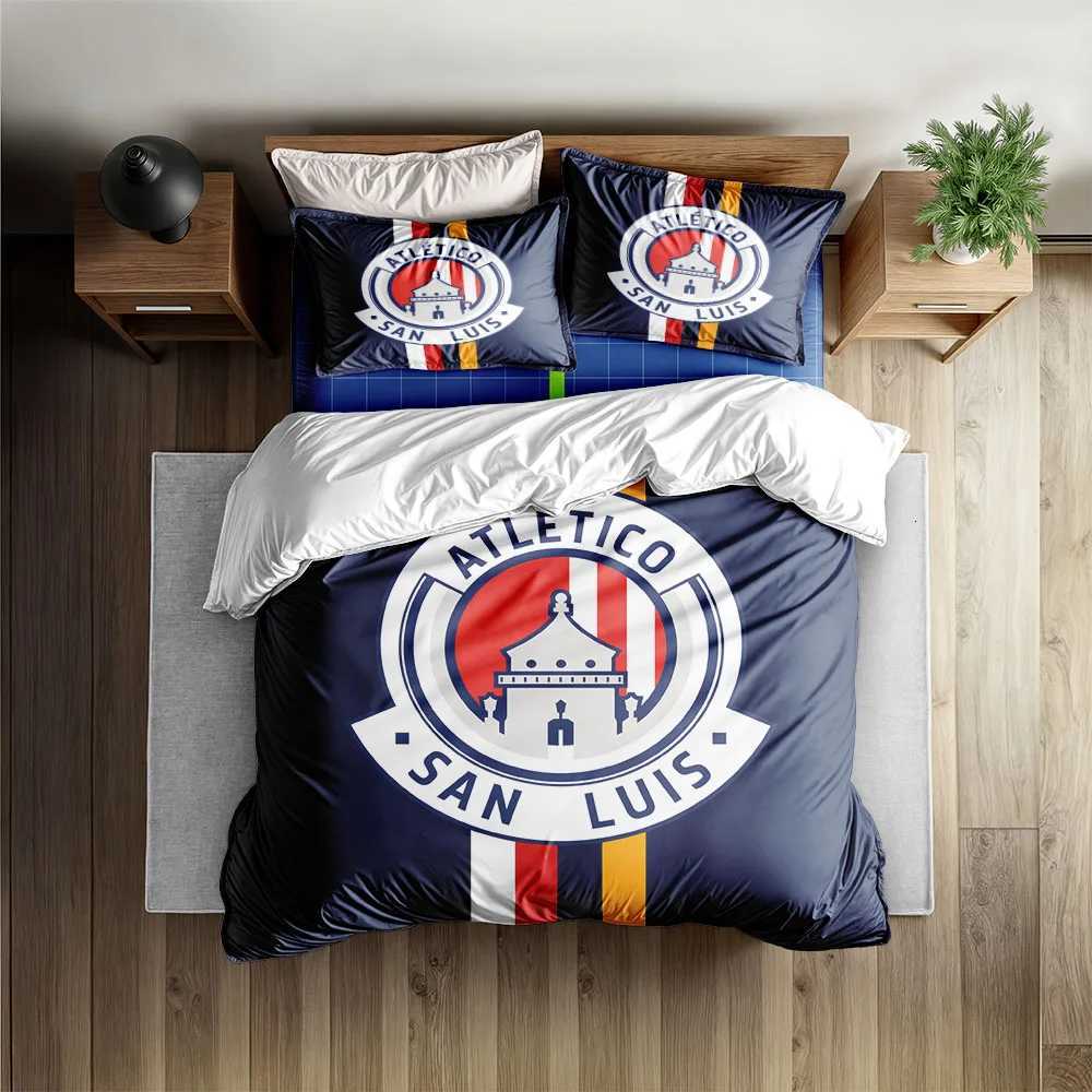 Atltico San Luis Duvet Cover Set without sheet King Queen Double Full Twin Single Size Bed Linen Set Y250819