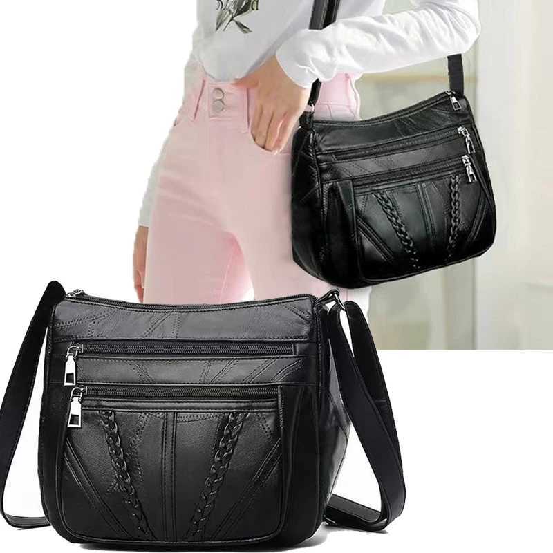 Soft texture small bag for men and women single shoulder bag versatile and fashionable crossbody bag Y250819