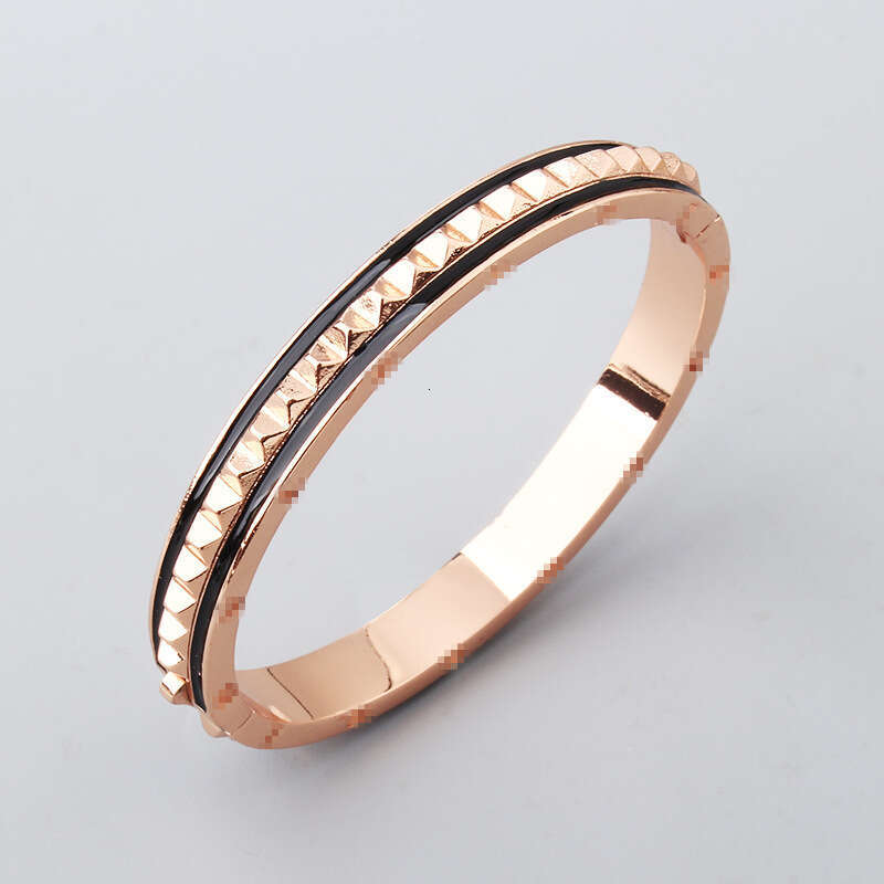 Gear Closed Spring Clasp No. 17 Enamel Bracelet Simple Unisex Jewelry