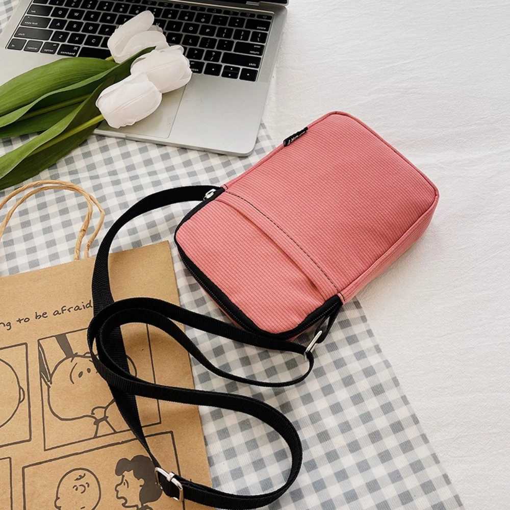 Large-Screen Fashionable Mobile Phone Bag Fabric Vertical Neck Hanging Crossbody Bag Portable Coin Purse Y250819