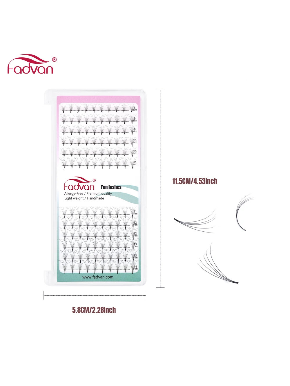 FADVAN Premade Fan 3D5D6D8D10D12D16D20D30D Eyelash s Natural Soft Russian Volume Lashes Individual Lash Extensi 250811