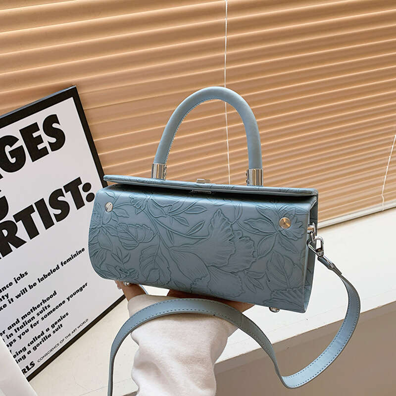 Women's Bags 2025 New Fashion Trend Designer Embossed Handbag Single Shoulder Bags Crossbody Hard Shell Box Bag