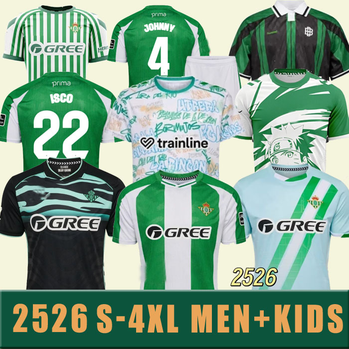 2025 2026 S-4XL real Betis ISCO Conference soccer Jerseys Forever Green Special FEKIR B.IGLESIAS CANALES WILLIAN J Shirt WILLIAM CAMARASA JUANMI VICTOR RUIZ Football